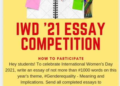Simmsi IWD ESSAY COMPETITION