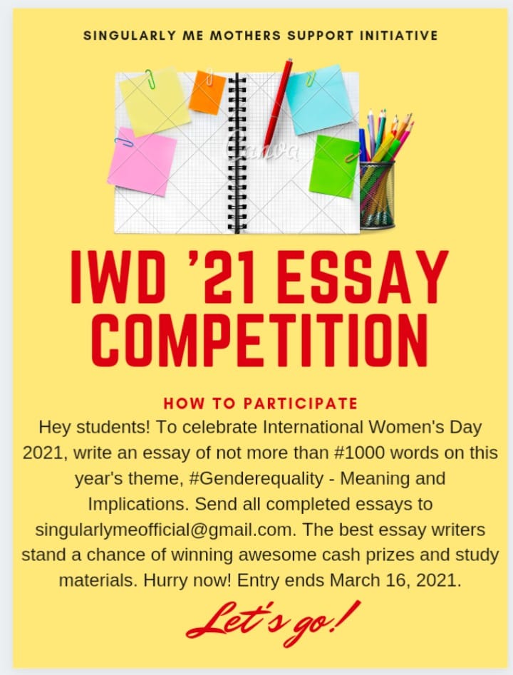 Simmsi IWD ESSAY COMPETITION